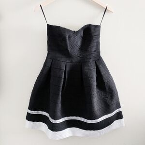 Sans Souci urban outfitters strapless dress black